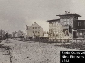 Sankt Knuds Vej hjørnet af Niels Ebbesens Vej set mod Gl.Kongevej 1868.jpg